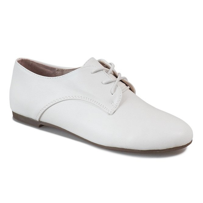 Women's Lace-up Jazz Shoes HH-25 White 1