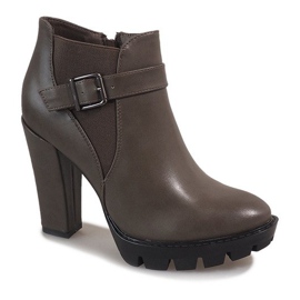 Khaki boots on the post FP002 multicolored green 1