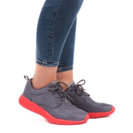 Gray sports sneakers RS-82516-4W grey 1 Gray sports sneakers RS-82516-4W grey 1