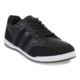 Black men's sneakers M-621 1