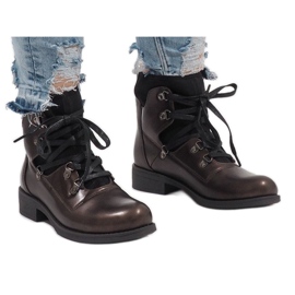 Brown lace-up boots HQ8775 1