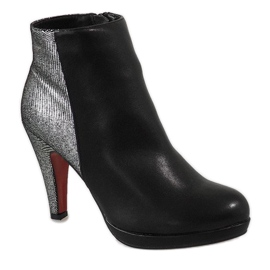 Black boots on a 16-92 heel 1