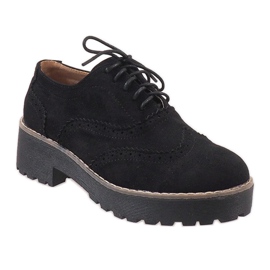 Black high-heeled jazz shoes LL185 1