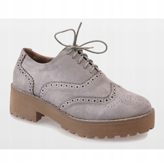 Gray high-heeled jazz shoes LL185 grey 1