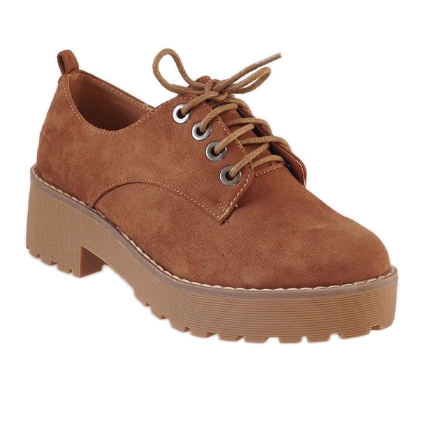 Camel low heels LL183 brown 1