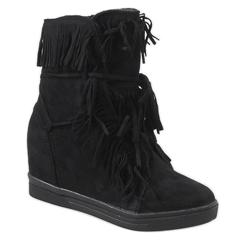 Black insulated sneakers H6301AR 1