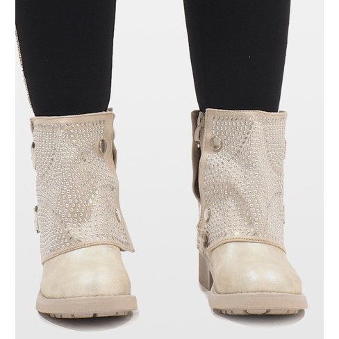 Marquiiz Gold decorated boots 6352-PA golden 1