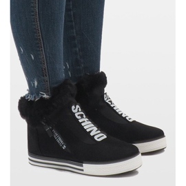 Black NB220P suede insulated boots 1