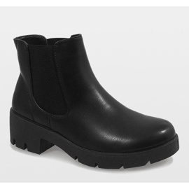 Black insulated high heels 9996-3 1