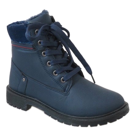 Women's navy blue insulated boots NR06-2 1 Women's navy blue insulated boots NR06-2 1