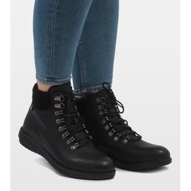 Black lace-up insulated boots 3971 2