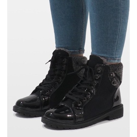 Black insulated boots TL56-1 1