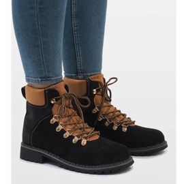 Black suede women's boots BK-29 2