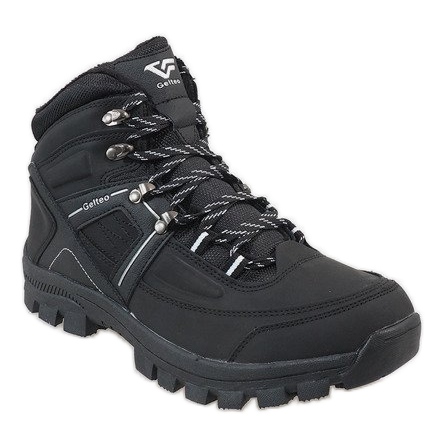 Black insulated snow boots T-1866 1