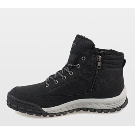 Black insulated snow boots T-1853 2