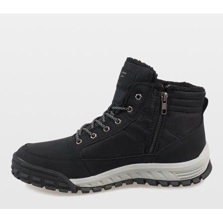 Black insulated snow boots T-1853 2