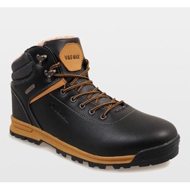 Black insulated snow boots M17097-2 1