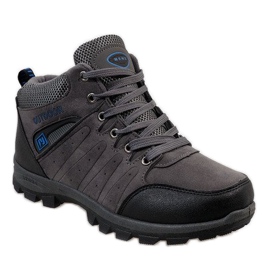 Gray insulated snow boots KFT001 grey 1