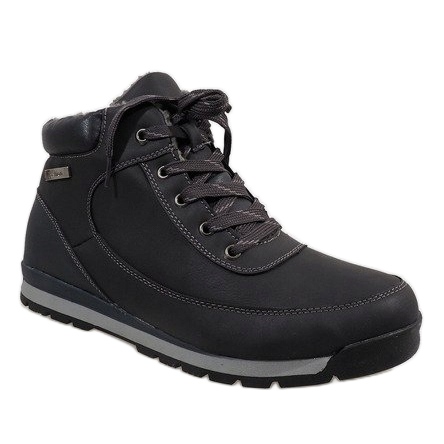 Warm snow boots B9477-44 Navy blue 1