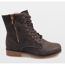 Gray insulated boots E591-3 grey 2