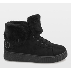 Black insulated boots B192-1 2