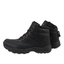 Black insulated snow boots from GT-9578 3
