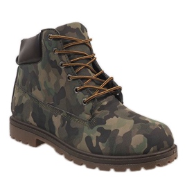 Camo men's hiking boots 96 green 2