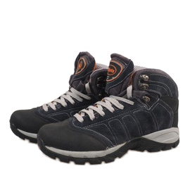 Men's navy blue hiking boots 7264 1