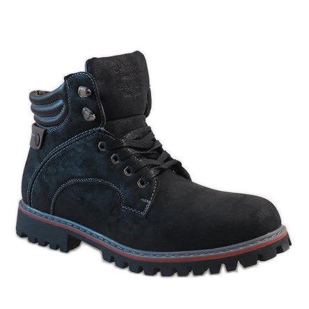 Black insulated boots A177-16 1