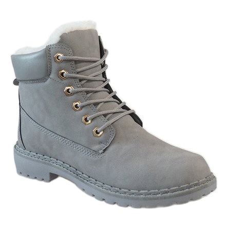 Gray insulated boots B1819-9 grey 1