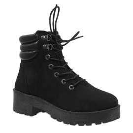 Black suede G-51 boots 1