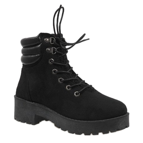 Black suede G-51 boots 1
