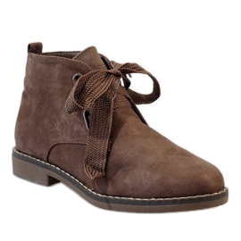 Khaki suede boots QL-66 green 1