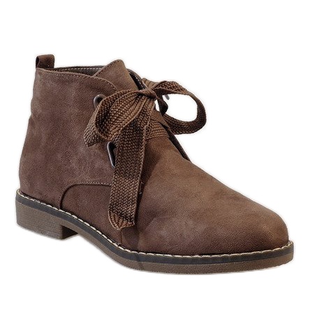 Khaki suede boots QL-66 green 1