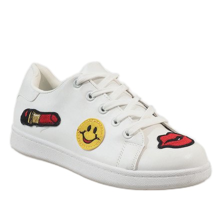 80065-B blunt white sneakers 1