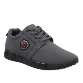 Gray sports shoes from Adamo grey 1