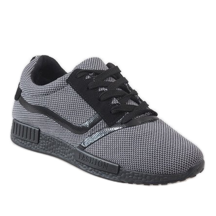 Gray sports shoes from Adamo grey 1