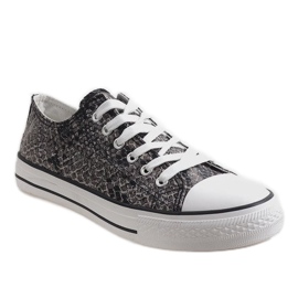 Black men's sneakers BKA-9 1
