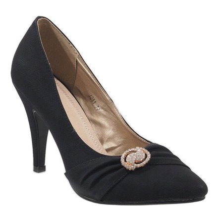 Black high heels J211 1