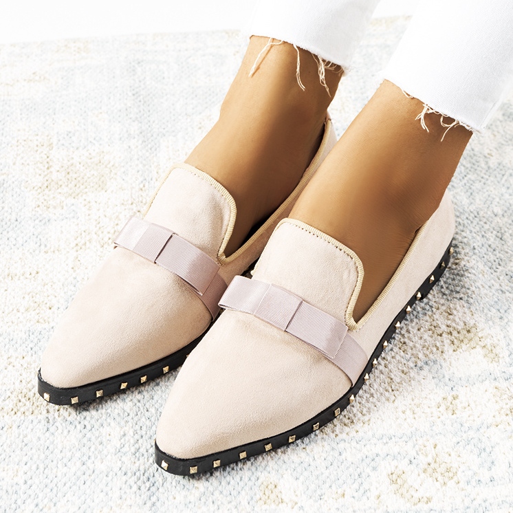 Pink brogues with B12-12 studs 1