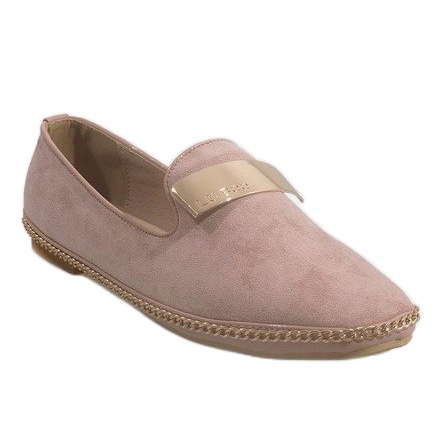 Ballerinas Moccasins With Eco Suede 155-15 Pink 1