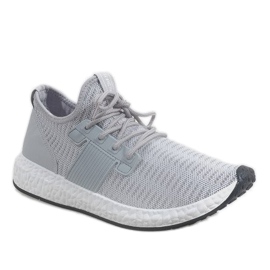 Gray men's sports shoes S33 grey 1