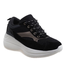 Black fashionable sports shoes from 1862 1