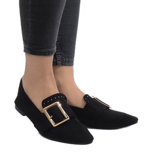Black loafers from ballerinas 6979-P 1