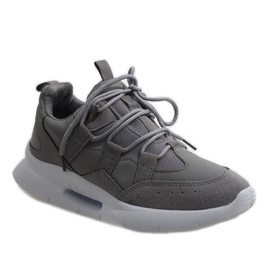 Gray fashionable sports shoes R-375 grey 1 Gray fashionable sports shoes R-375 grey 1