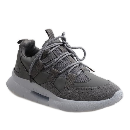 Gray fashionable sports shoes R-375 grey 1 Gray fashionable sports shoes R-375 grey 1
