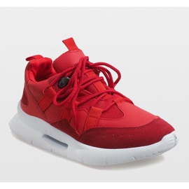 Red fashionable sports shoes R-375 1