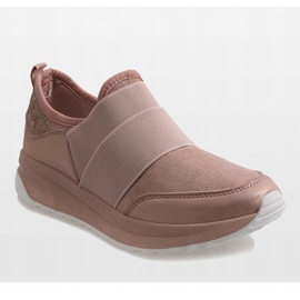 Pink fashionable sports shoes X-9732 1