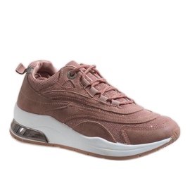 Pink trendy sports shoes LL1718 1