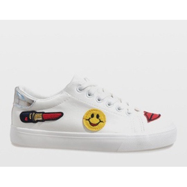 White sneakers BL75P stamp 2